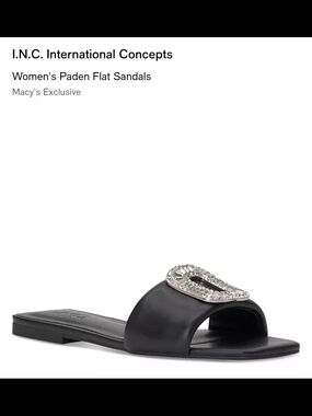 I.N.C. International Concepts
Women's Paden Flat Sandals Size 10.5M NIB